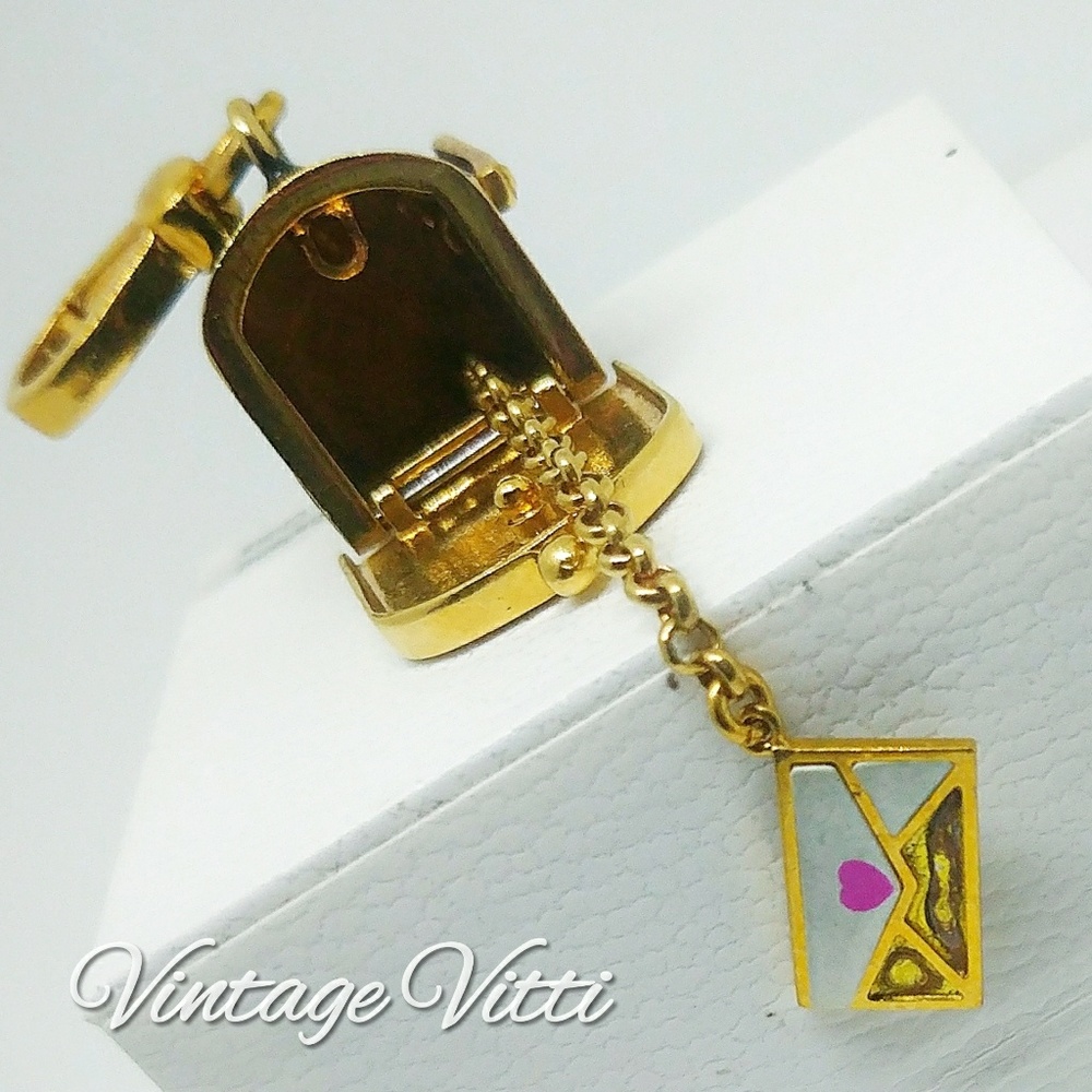 Juicy Couture Mailbox Locket Charm VERY RARE HTF - Picture 7 of 7
